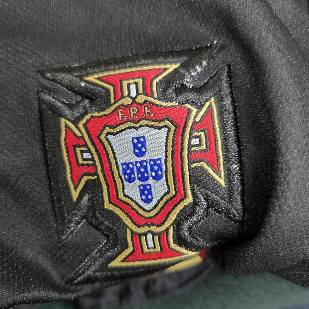 Portugal National Team‎ Boys Jersey 16 Black 2016 Away Nike Cristiano Ronaldo 7